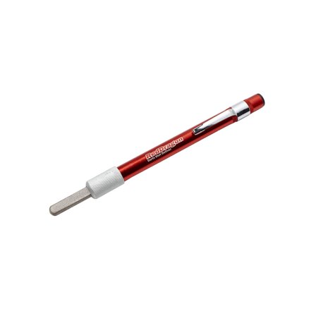 Red Dragon Darts Diamond Point Sharpener,Pen Style,Aluminum,Red,Professional,Diamond Grit,Steel Tip Darts
