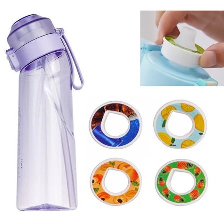 Luft upp vattenflaska+4 pods. Doft ger smak till vanligt vatten