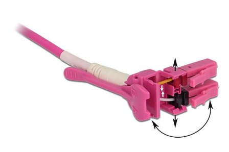 Delock nettverkskabel - 3 m - fiolett