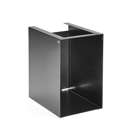 Under desk storage QBUS, high, black
