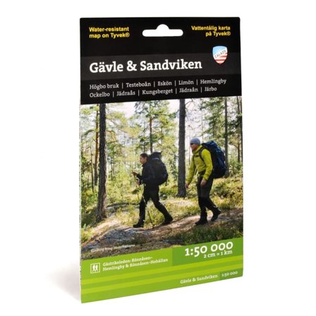 Calazo förlag Gävle & Sandviken 1:50.000 literature Black OneSize