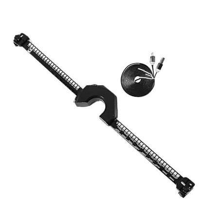 Sykkelhjul LED-lys med Bluetooth-kontroll, vanntett