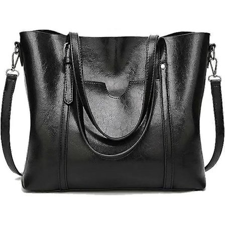 Dame Mjuka Læder Håndtasker Stor Kapacitet Retro Vintage Top Håndtag Casual Tote Skuldertasker