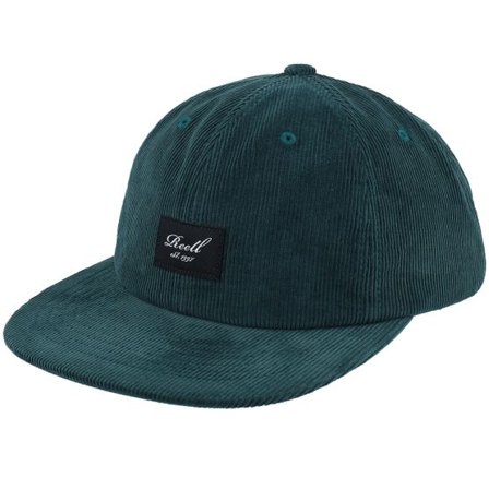 Reell - Grön snapback Keps - Flat 160 Dark Green Ribcorduroy Green Snapback @ Hatstore