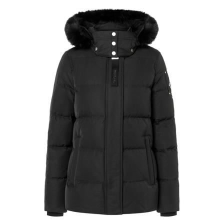 Moose Knuckles Cloud 3Q FUR , Zwart , Dames , Maat: S Gewatteerde jassen