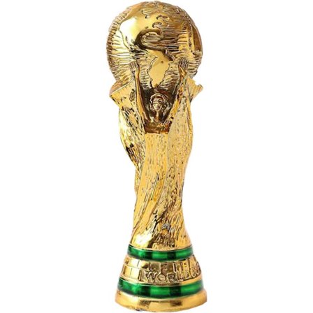 2022 års VM-replikat i displayfodral, hartskulptur,