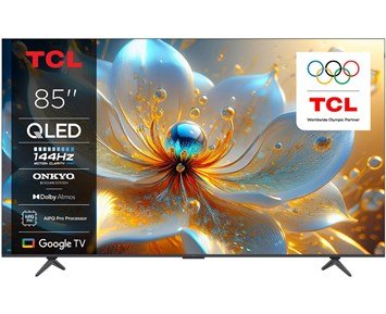 TCL-85T8C-TCL 85" T8C 4K QLED Smart TV-Tv-75 tommer og større