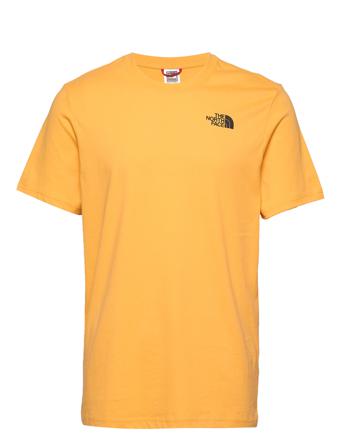 M S/S Red Box Tee T-shirts Short-sleeved Keltainen The North Face