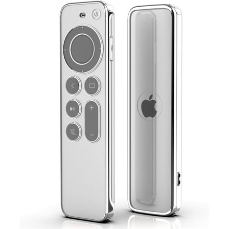iPhone TV Fjärrkontroll Skal (Transparent) 4k 2021 Mjukt TPU Skyddande Skal
