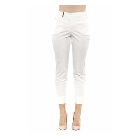 Peserico, Pants Wit, Dames, Maat:XS
