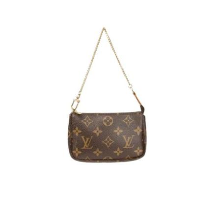 Louis Vuitton Vintage, Pre-owned Canvas louis-vuitton-bags Bruin, unisex, Maat:ONE Size