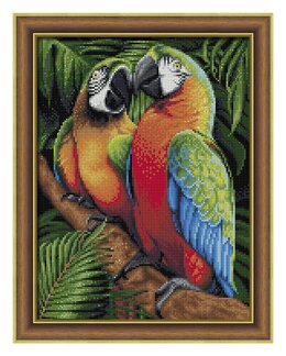 Diamond painting Papageien - Arti Balta