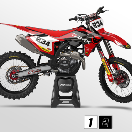 Sada Polepů GasGas SemiG - Gas Gas EC 350F 2021-2026