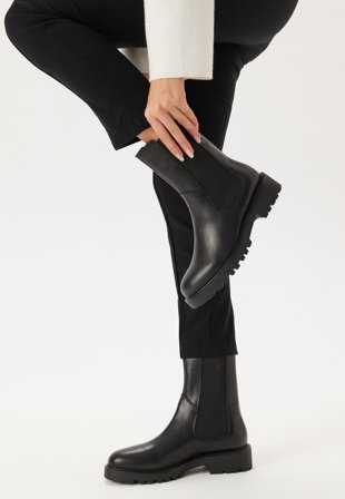 Vagabond Shoemakers Kenova Chunky Boots Black Klær