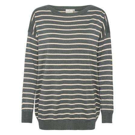Kaffe Kamala Pullover Long Sleve Grøn, Dame