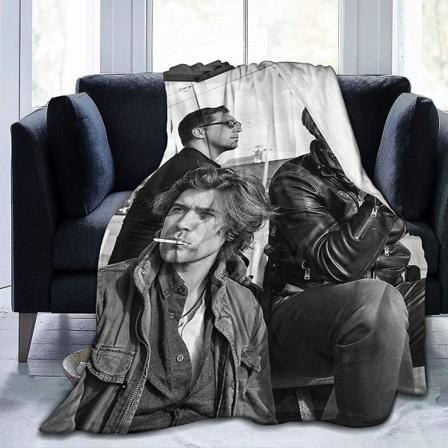 Hanson vändbara fluffiga slängfiltar Spelfilt,rolig filt till bäddsoffa Vardagsrum,söt Släng Skicka Dotter/son Custom Blanket-e27 50x40in 125x100cm