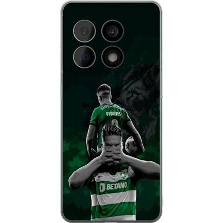 Yhteensopiva Puhelinkuori OnePlus 10 Pro Neonmotiivi, jossa teksti "Gaming is in my DNA" sinisenä ja punaisena tiiliseinällä, jossa loistava DNA-spira