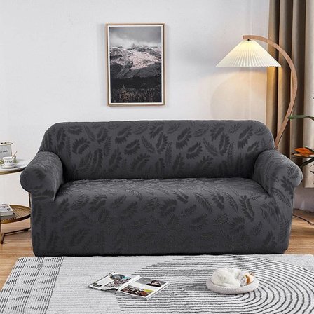 Stretchiga sofföverdrag, heltäckande elastiska sofföverdrag, mjuka sofföverdrag, för fåtöljer, 3-sits