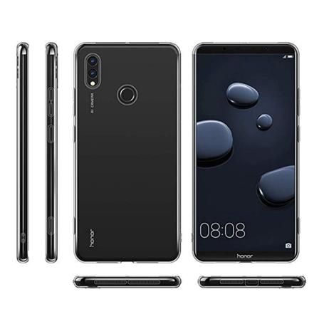 Huawei Honor 10 Lite - Ekstra beskyttende silikonecover FLOVEME Transparent/Genomskinlig