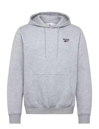 Id Small Logo Fleece Hoodie Grey Reebok Classics