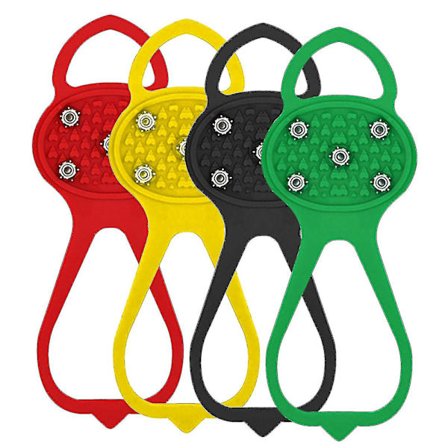 Antiskli skotrekk Spikes Anti-Fall Ice Catcher for Ski Pavement for Voksne 4 Par