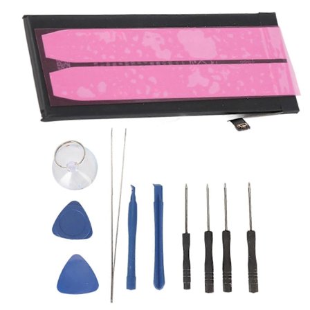 Smarttelefonbatteri 6.96Wh 1821mAh 0 Sykluser Forhindrer Overoppheting for iPhone 8 A1863 A1905 A1906