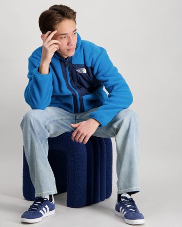 The North Face B YUMIORI FULL ZIP JKT D Blå Jakker Gutt - Kids Brand Store