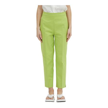Boutique Moschino Cotton Broek cigarette leg , Groen , Dames , Maat: M