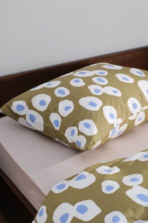 Jotex - Putetrekk Økologisk Kakigrønn - OVO - Kjøp Putevar hos Jotex