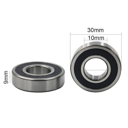 8 stk. Deep Groove Kuglelejer Dobbeltforseglede lejer 6200-2RS