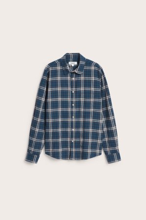 Kappahl | Rutig skjorta | Mörkblå