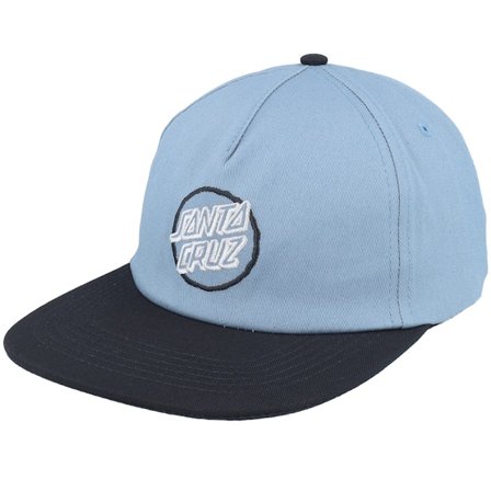 Santa Cruz - Blå snapback Keps - Breaker Opus Dusty Blue Strapback @ Hatstore
