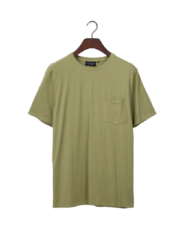 Lexington Midweight Faded Tee T-shirts Herr Grön S