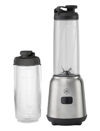 OBH Nordica Mix & Move Blender 2 X 0,6L. 300 W - Silver - 0.6 l