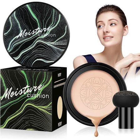 Moisture Cushion CC Cream, Felfri Air Cushion Foundation med Honung och Tall, Långvarig Vattentät Makeup för Mogen Hy (02#)