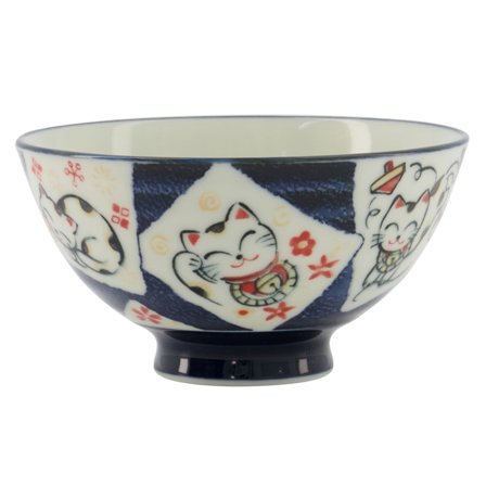 Tokyo design studio Kawaii-kulho 11 cm, cat blue