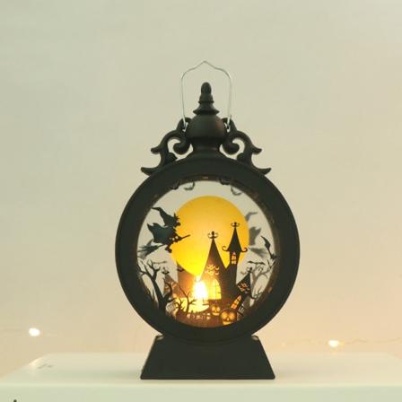 1-pakke Halloween-dekorasjoner vindlampe ornament LED elektronisk lys