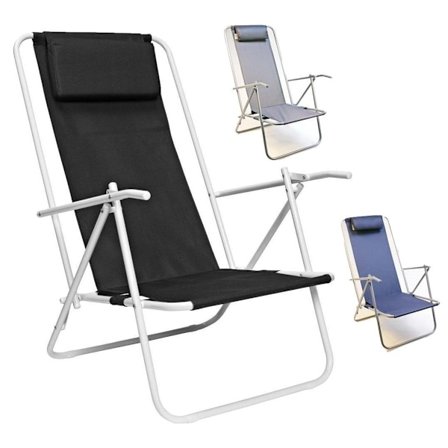 Strandstol / Solstol Rio med Nackkudde