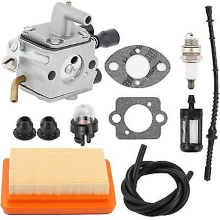 Ersättningsförgasare med luftfilter Repower Kit för Stihl Fs120 Fs200 Fs250 Fs300 Fs350 Fr350 Fr450 Fr480 Trimmer Förgasare Ersätter 4134 120 0653