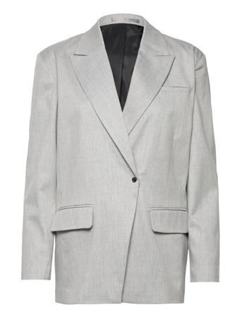 2Nd Ellery - Daily Twill Mix Blazers Single Breasted Blazers Grey 2NDDAY