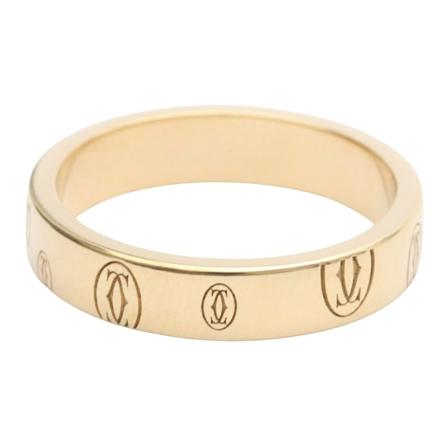 Cartier Vintage Rings Gul, Dame Vintage Smykker, Størrelse: ONE Size