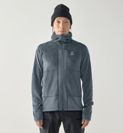 Haglöfs Vassi Mid Hood Men Steel Blue - Herren - XL