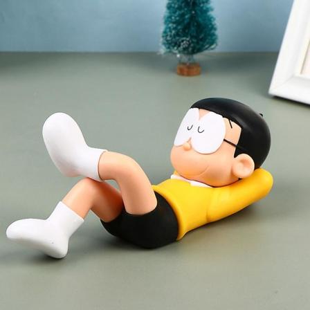 17cm Doraemon Nobi Nobita Actionfigurer Anime Nobita PVC Modell Leksak Tårta Dekoration