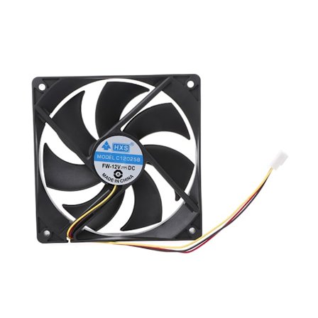 120 mm vifte CPU Cooler Radiator 12V for DC børsteløs 12025 120x120x25mm for PC Datamaskin for Case Cooler