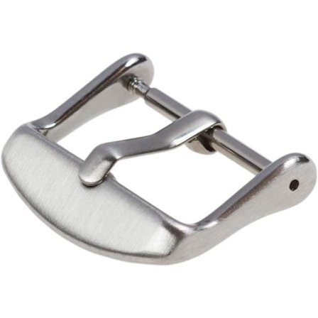 Ersättningsspänne i rostfritt stål - Urspänne - 18 mm - Silver