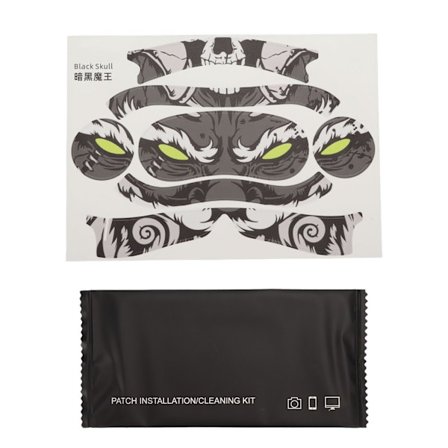 VR Glasögon Dekaler Ultratunna Cool Tecknad Skyddande för PICO 4 VR Headset Svart Dödskalle