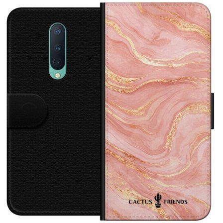 Yhteensopiva Lompakkokotelo OnePlus OnePlus 8 Cactus and Friends – RoseGoldFlow