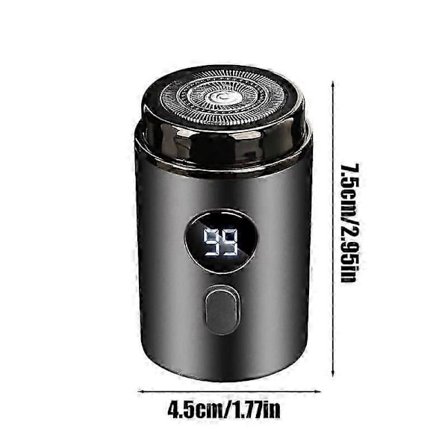 Elektrisk Mini Rakapparat Uppladdningsbar Hela Kroppen Tvätt Rese Bil Bärbar Herrrakapparat Smärtfri Sladdlös Trimmer Kniv Ansikte Skägg 