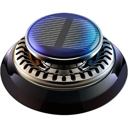 Solarbil Luftfrisker Diffuser, Solar Eterisk Olje Diffuser for Bil, Lukter Godt i Bilen Din