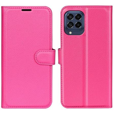 Classic Samsung Galaxy M33 5G flip kuoret - Ruusu Pink